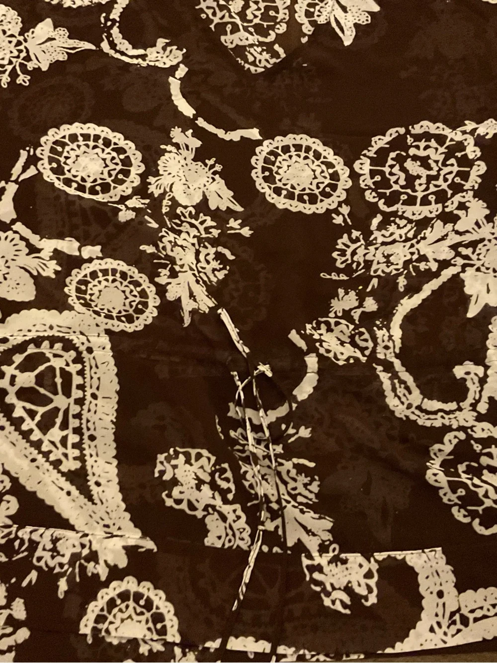 Focus 2000 Brown and White Floral Swim Tunic